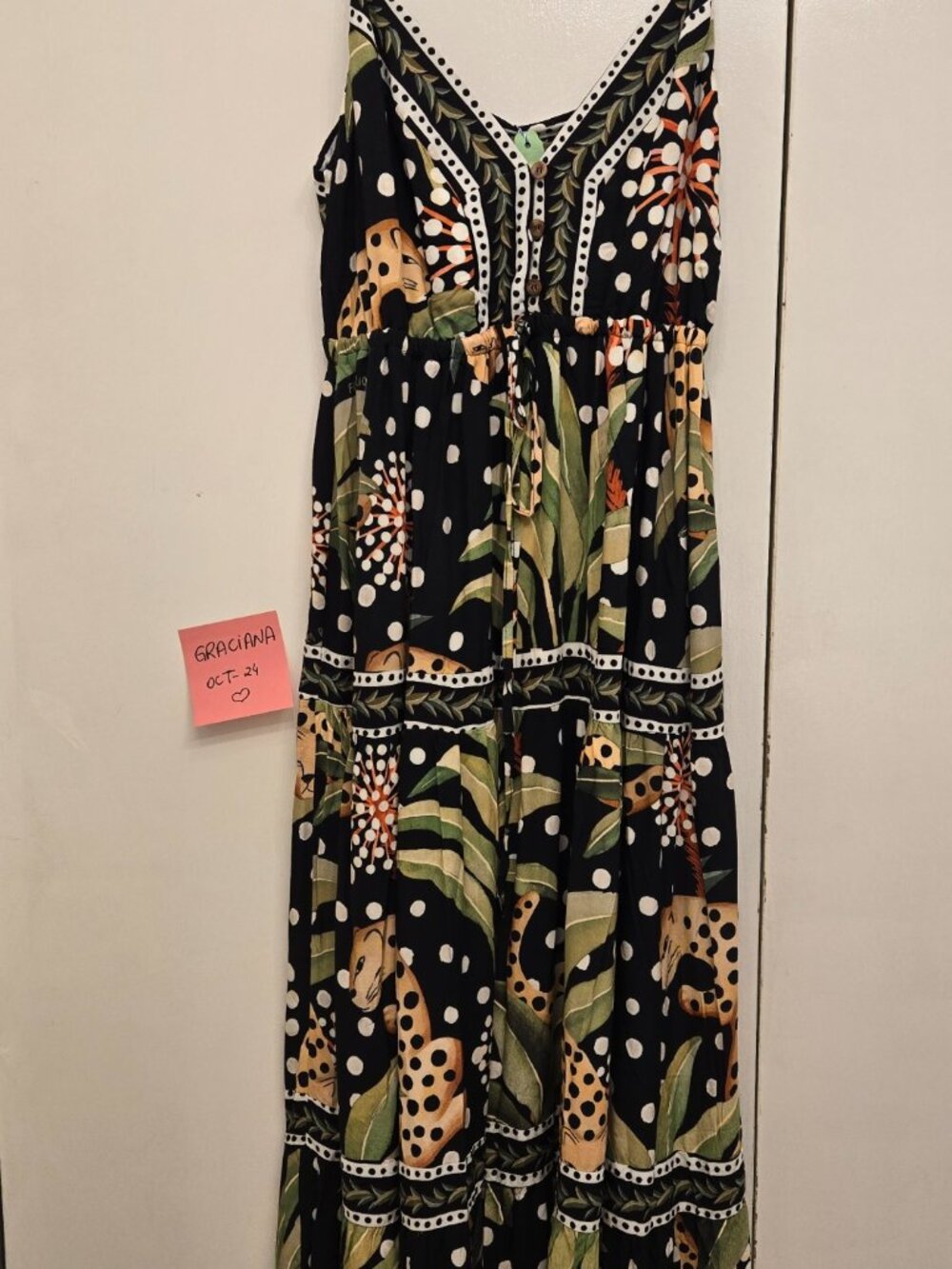 FARM Rio Garden of Life Maxi Dress NWT sz Small - Brazil Line Exclusive!!!! - Picture 6 of 8